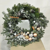 Guirlanda Natalina Clássica com Folhagens Naturais TVN61