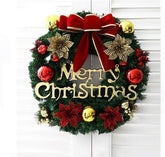 Guirlanda Natalina Tradicional com Laço Vermelho TVN66