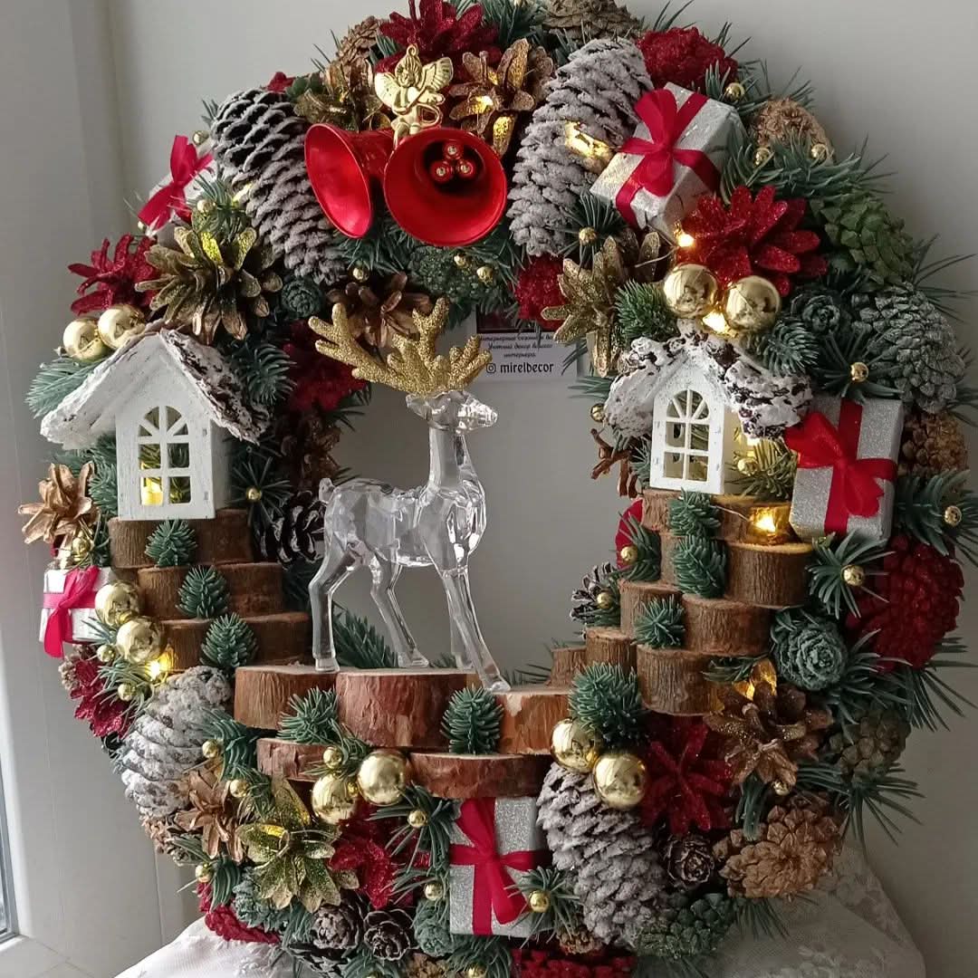 Guirlanda Natalina com Luzes LED 65 cm TVN24