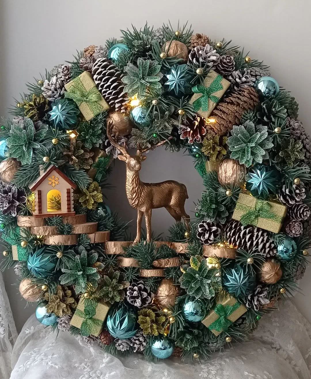 Guirlanda Natalina com Luzes LED 65 cm TVN23