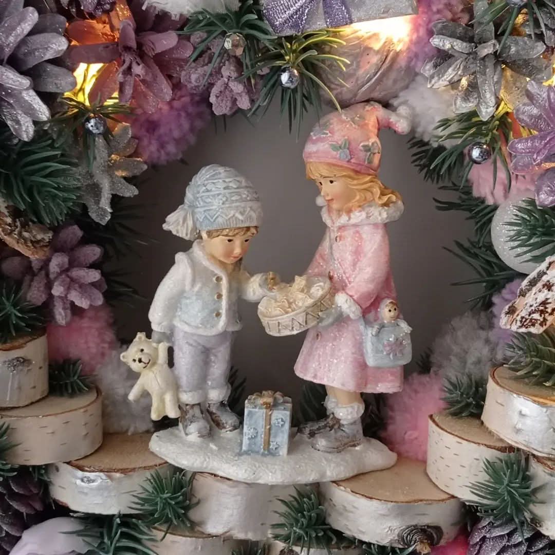 Guirlanda Natalina com Casal TVN65