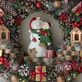 Guirlanda Natalina com Boneco de Neve TVN52