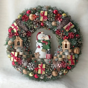 Guirlanda Natalina com Boneco de Neve TVN52