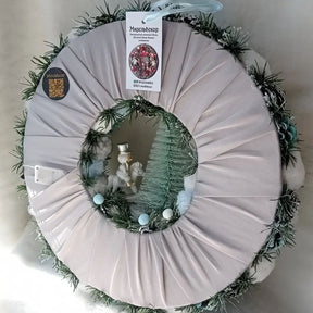 Guirlanda Natalina Azul-Gelo com Miniaturas TVN62