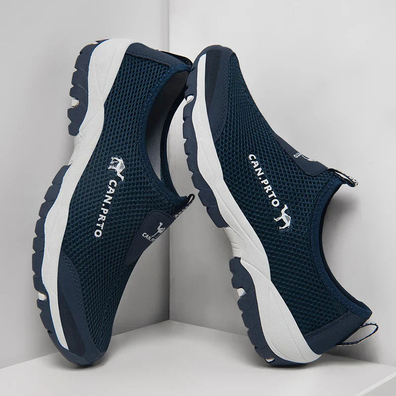 (PAGUE 1 LEVE 2 - PROMOÇÃO EXCLUSIVA) Tênis Ortopédico Masculino Para Caminhada + BRINDE